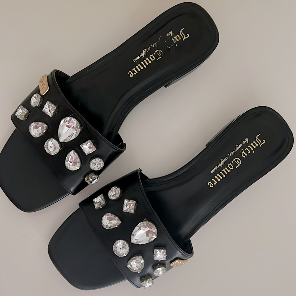 Juicy Couture Black Sandals